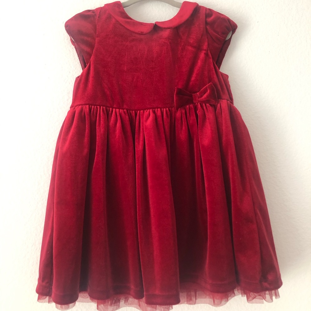 H&M Red Velvet Dress